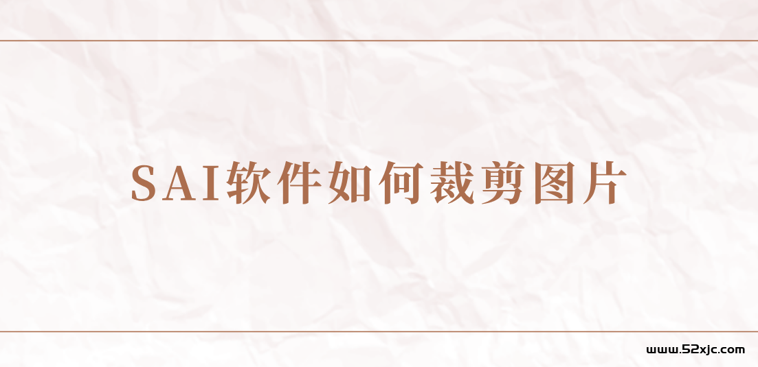 SAI软件怎样裁剪图片？这是大略的操作设施二