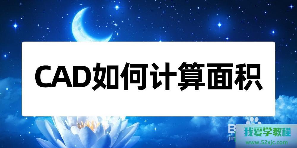 CAD奈何计划面积？