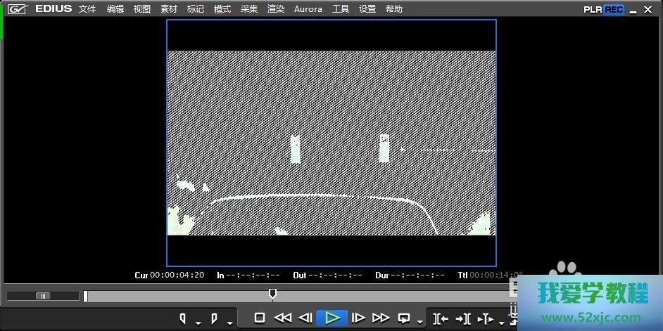 Edius6调进去的素材高光局限不显示如何办？